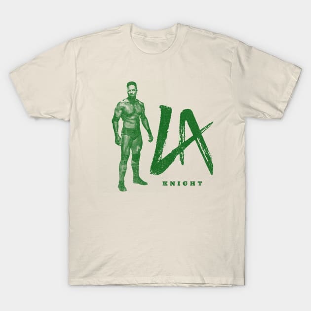 LA Knight #2 // green solid style T-Shirt by Loreatees